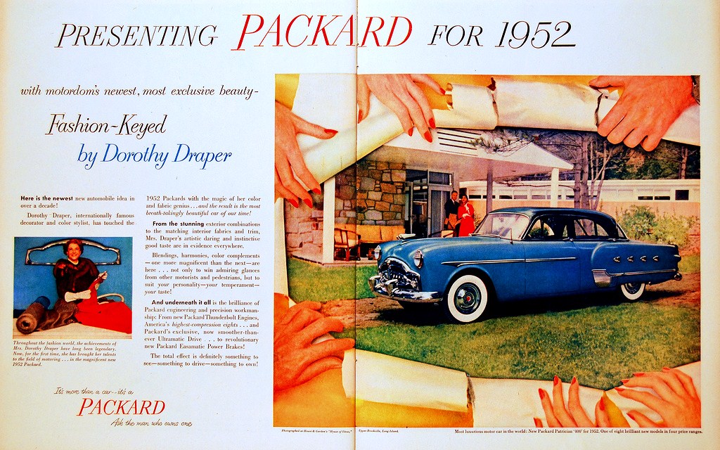 1952 Packard Auto Advertising
